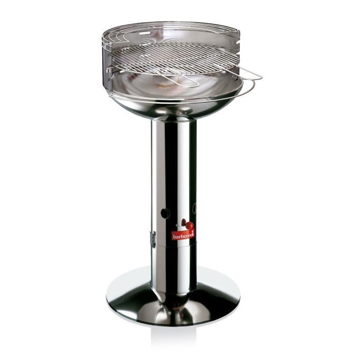 barbecue a charbon 12 personnes allumage quickstart collosea inox