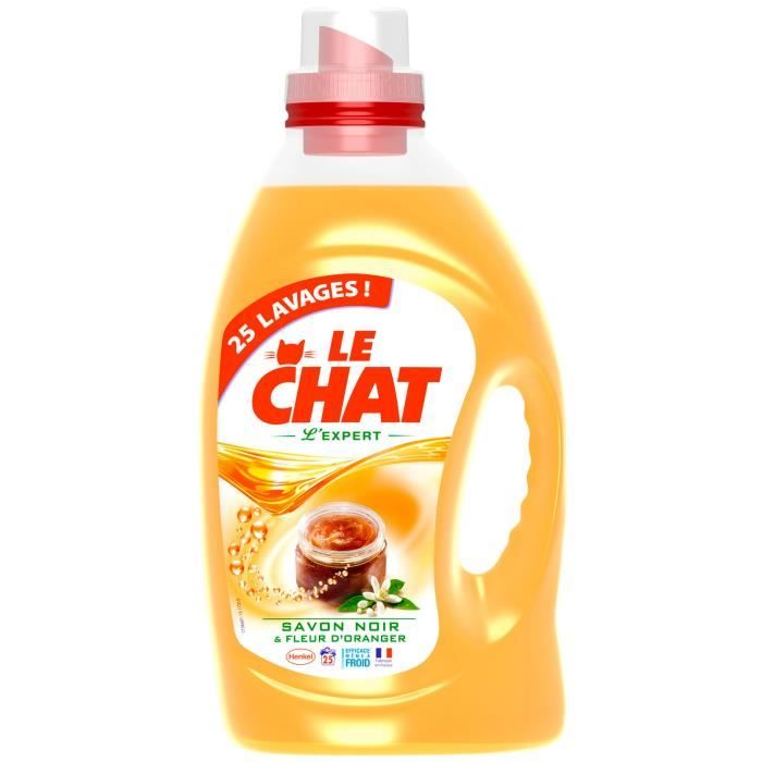 LE CHAT Lessive Savon Noir 1.875L Achat / Vente liquide vaisselle LE CHAT Savon Noir 1.875L