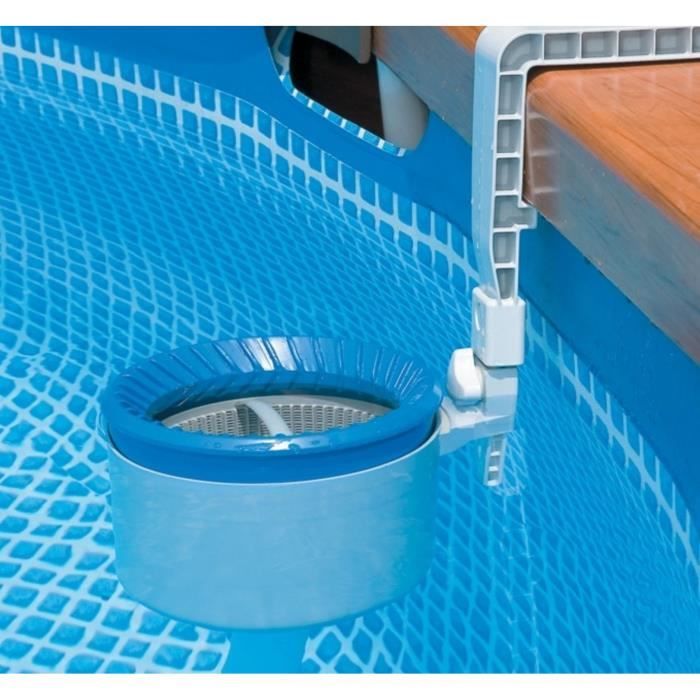 Plaque Aspiration Skimmer Piscine - Compatible 8929, 8939, 8940 Etc. - Pour Tuyau 1-1/2" Ou 1-1/4" - Métal