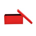 COFFRE - MALLE Coffre pouf pliant SUNNY 2 places rouge