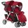 POUSSETTE  CHICCO Poussette Double Together Fire