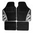 Sparco Jeu de 4 tapis tissu siglé noir