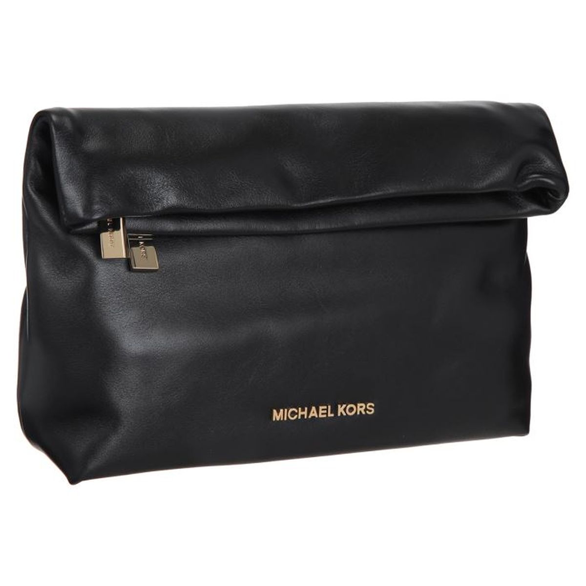 MICHAEL KORS Pochette Cuir DARIA Noir Femme Noir - Achat / Vente pochette 0889154335004 - Cdiscount