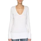PULL GUESS Pull col V Femme