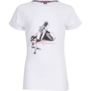 UP2GLIDE T-shirt Cats fille - Blanc