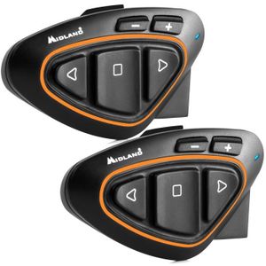 MIDLAND BTX 1 Pro Twin Intercom Bluetooth Duo 4.2