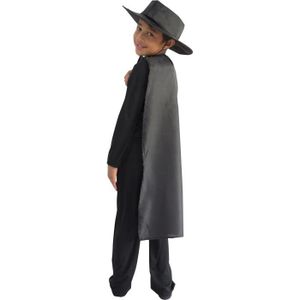 CESAR - F572 - Cape Déguisement Cavalier noir - 5 / 10 ans