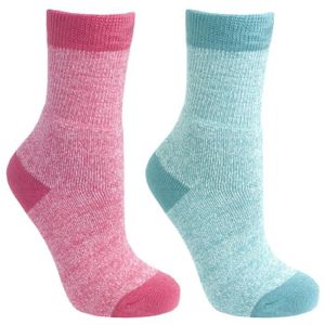 TRESPASS Chaussettes de Randonnée 2 paires Fille