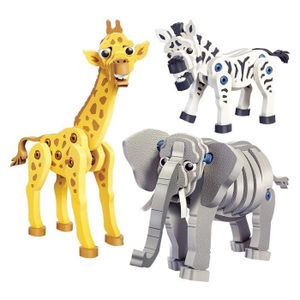 Girafe, Z?bre et Eléphant BLOCO