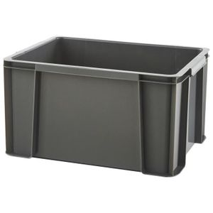 SUNDIS Bac boîte de rangement Masterbox 17L 38x29x20,5 cm anthracite