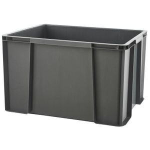 SUNDIS Bac boîte de rangement Masterbox 45L 50x38,5x30,5 cm anthracite