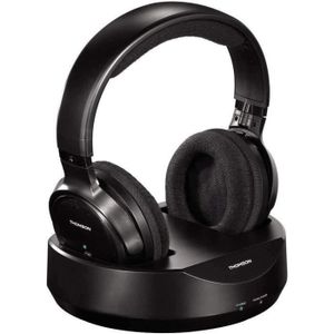 THOMSON WHP3001BK Casque TV sans fil Noir