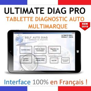 SELF AUTO DIAG Kit Ultimate Diag One PRO OBD2 avec Assistance avec Assistance Installation et Utilisation - Diagnostic auto