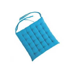 galette de chaise turquoise