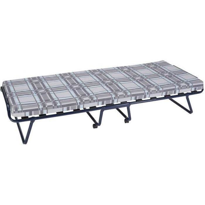 Matelas Pliant 2 Volets 60x120 Cm épaisseur 5 Cm - Pour Lit Parapluie, Voyage Bébé | Housse Coton Lavable, Valisette