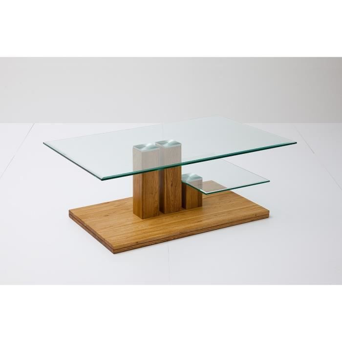 table basse verre 70 cm