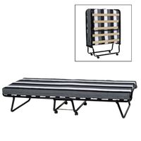 LIT D APPOINT - LIT PLIANT Lit pliant 12 lattes Matelas Mousse 16kg/m3 8cm