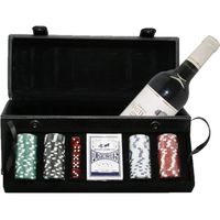 Malette Noir Poker et Vin de Bordeaux Malette Noir Poker et Vin de Bordeaux