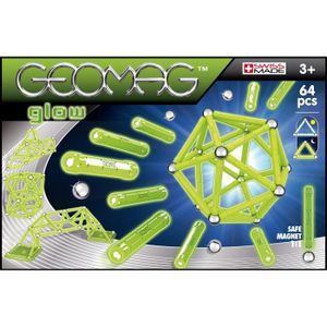 GEOMAG Jeu de Construction 64 pi?ces Phosphorescent