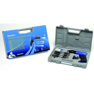MICHELIN Coffret marteau burineur pneumatique semi Pro pour compresseur + 5 burins