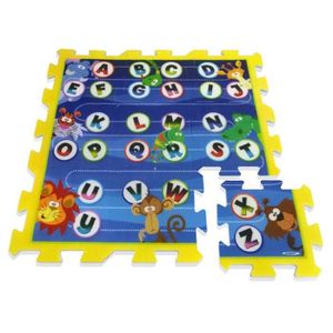 STAMP Tapis Puzzle bébé en Mousse Lettres et Animaux