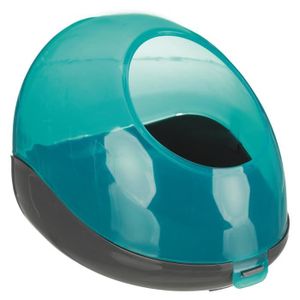 TRIXIE Bac ? sable pour chinchillas et degus 27 × 18 × 16 cm argent/vert
