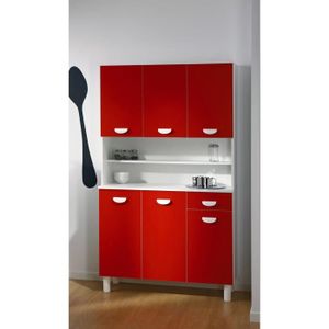 BUFFET - BAHUT Buffet Funy décor rouge BUFFET - BAHUT Buffet Funy décor rouge