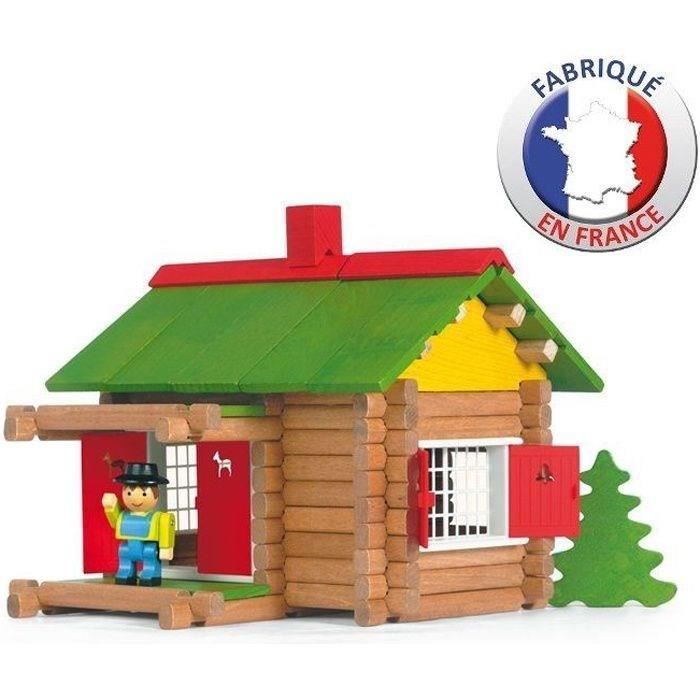 Jeujura mon chalet en bois 100 pièces achat / vente assemblage ... Chalet Créatif Cabin