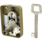 SERRURE - BARILLET - CYLINDRE - CADENAS - VERROUS - ANTIVOL Serrure armoire en applique - gauche - 50 mm