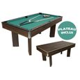 BILLARD Billard américain Falcone + plateau table amovible