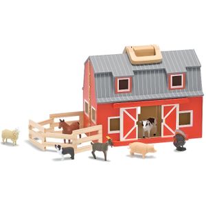 MELISSA & DOUG Étable En Bois Pliante Et Portative