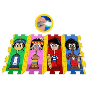 STAMP Tapis Puzzle Mousse Méli-Mélo 8pcs
