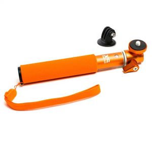 XSories - U-SHOT avec Tripod Mount - Perche 18 ? 49 cm pour GoPro, appareil photo ou camera, inoxydable - Orange