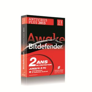 ANTIVIRUS Bitdefender Antivirus Plus 2013 - 2 ans - 3 postes