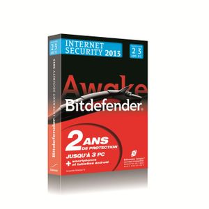 ANTIVIRUS Bitdefender Internet Security 2013 -2 ans/3 postes