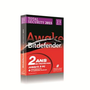 ANTIVIRUS Bitdefender Total Security 2013 - 2 ans - 3 postes