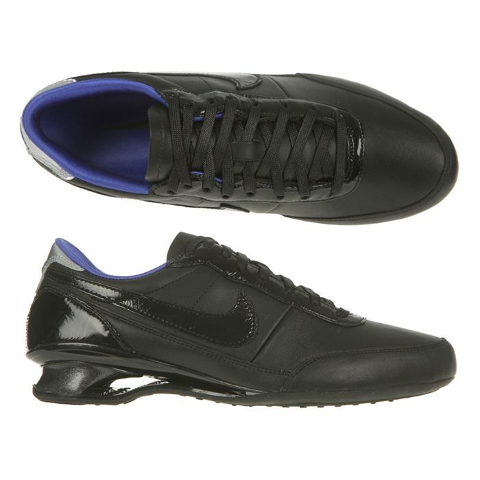 Chaussure nike femme noir et or shox