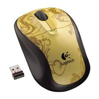 SOURIS Logitech Wireless Mouse M305 Gold Tendrills