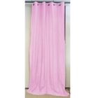  RIDEAU TAFFETAS CRASH  ROSE 140 X 260