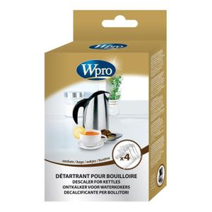 WPRO WKD004 Détartrant en sachets pour bouilloires - 4 x 25 g