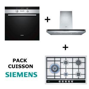 SIEMENS - Pack cuisson : Four multifonction pyrolyse