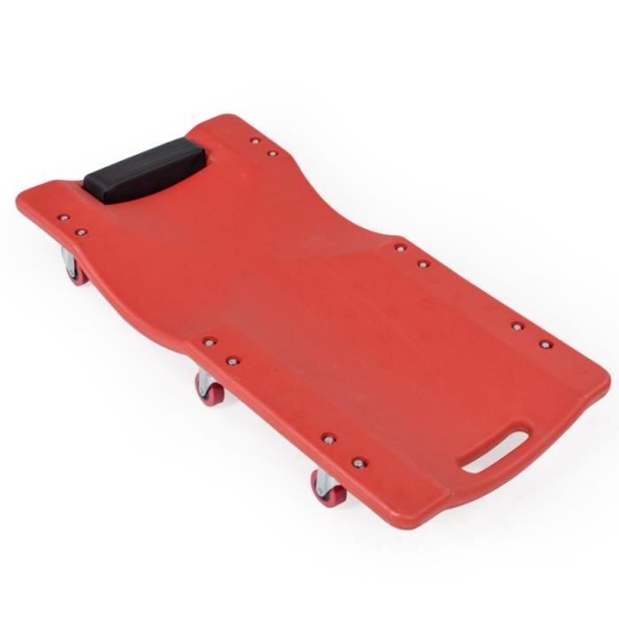 Chariot de visite mécanicien planche roulettes montage poussette brancard 3408037 Achat