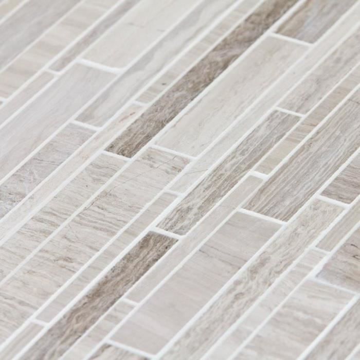 Mosaïque marbre Marbre Gris clair Achat / Vente carrelage