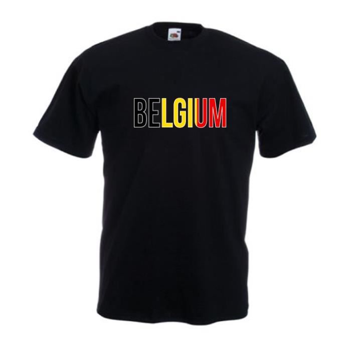 t shirt graphique belgique rouge junior nations