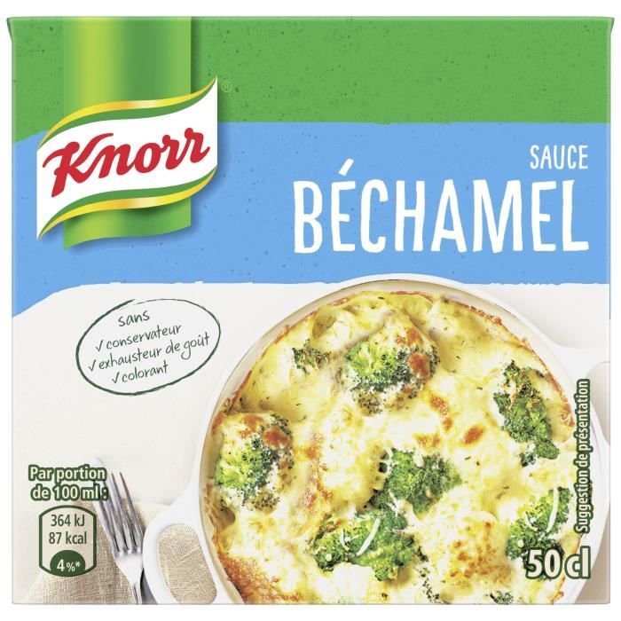 Knorr Sauce béchamel nature 50cl Achat / Vente sauce chaude KNORR