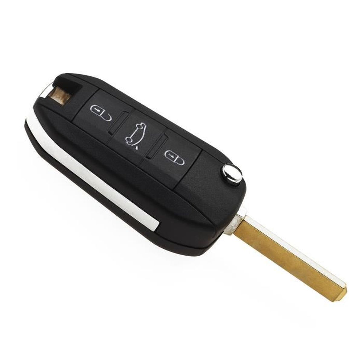 Coque De Clé De Remplacement Pour Saab 9-3, 9-5 - 4 Boutons, Fréquence 433 MHz - Sans Lame, à Programmer