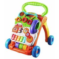 PORTEUR-POUSSEUR-DRAISIENNE-TRICYCLE VTECH Baby Super Trotteur Parlant 2en1