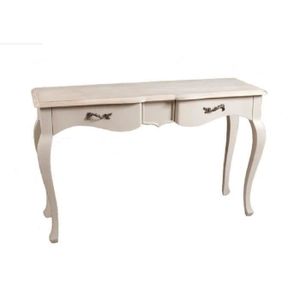 BILBAO Console en manguier 2 tiroirs argile