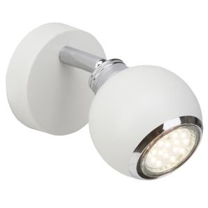 Spot pat?re LED Ina 1xGU10 3W blanc et chrome