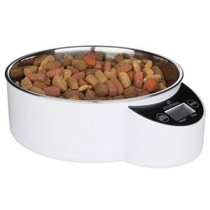 INTELLIGENT PET BOWL XL Gamelle avec balance intégrée pour chien et chat blanche